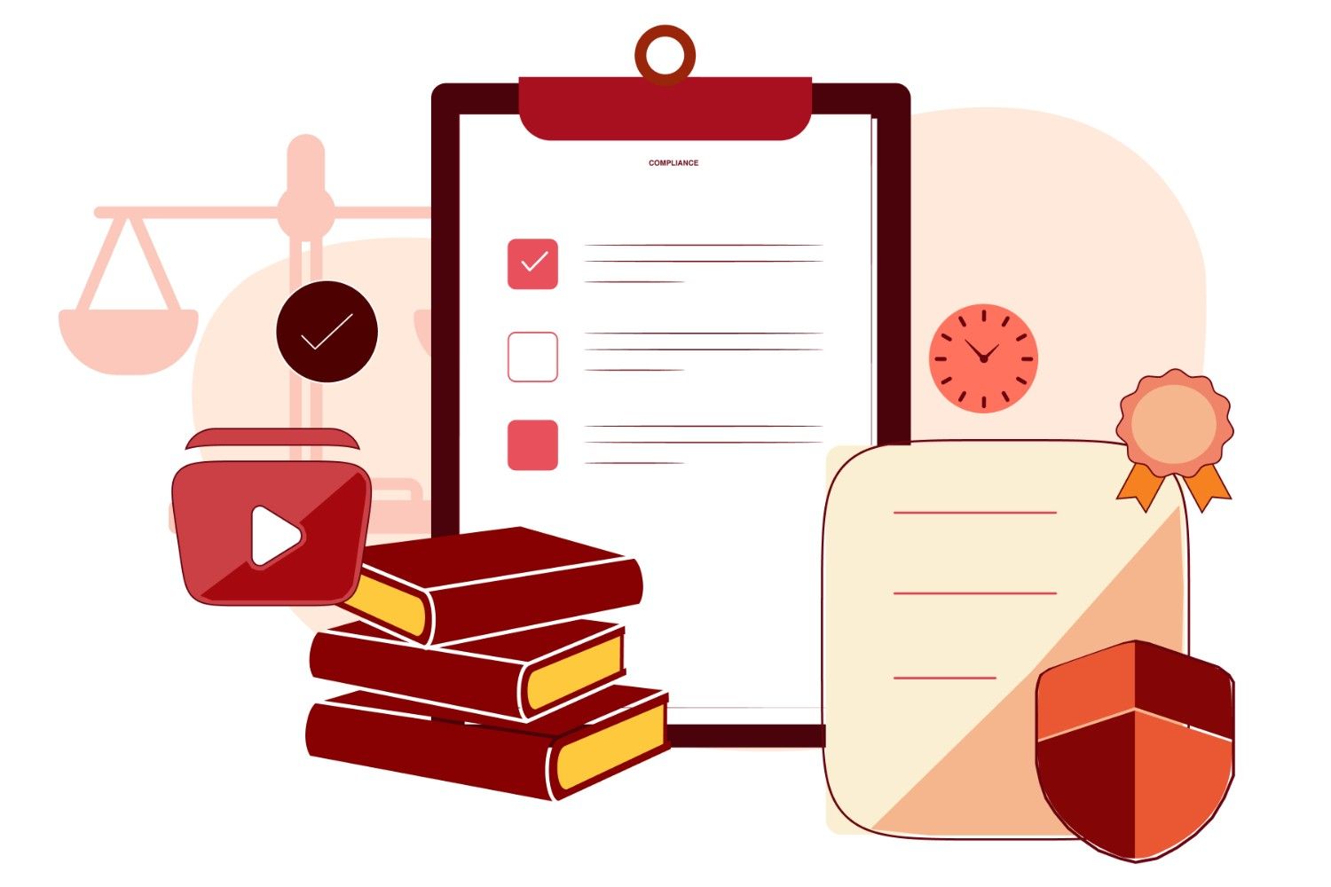 Compliance training illustration