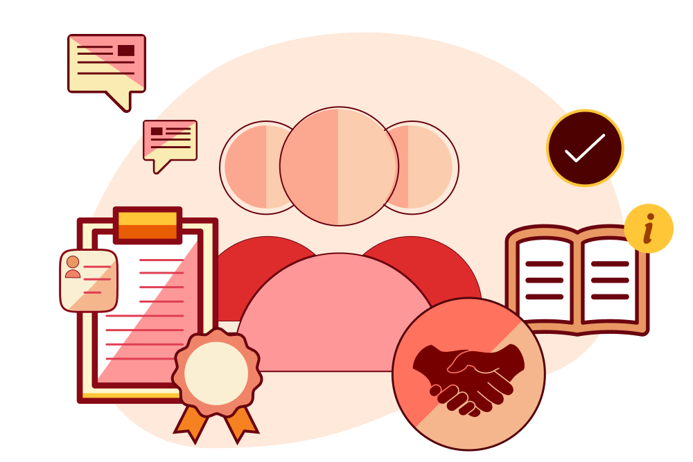 New hire onboarding illustration